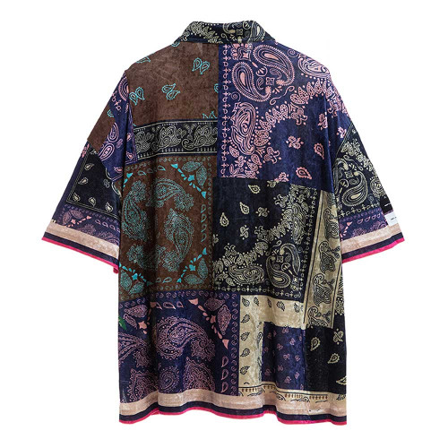 MWM Unisex πουκάμισο Oversized Silk Bandana Shirt